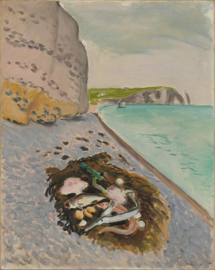 Large Cliff with Fish by Henri Matisse