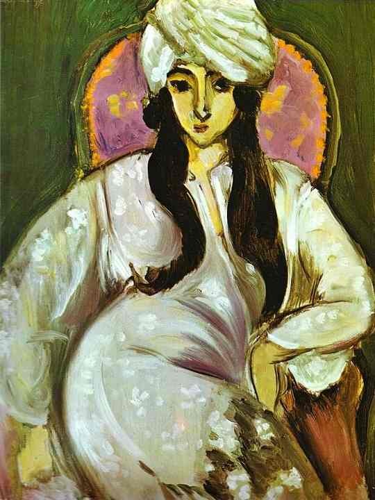 Laurette in a White Turban by Henri Matisse