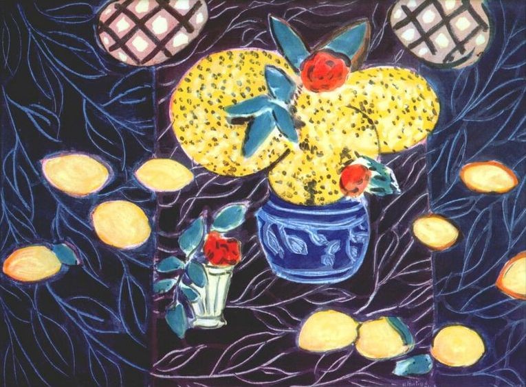 Lemons and Mimosa by Henri Matisse