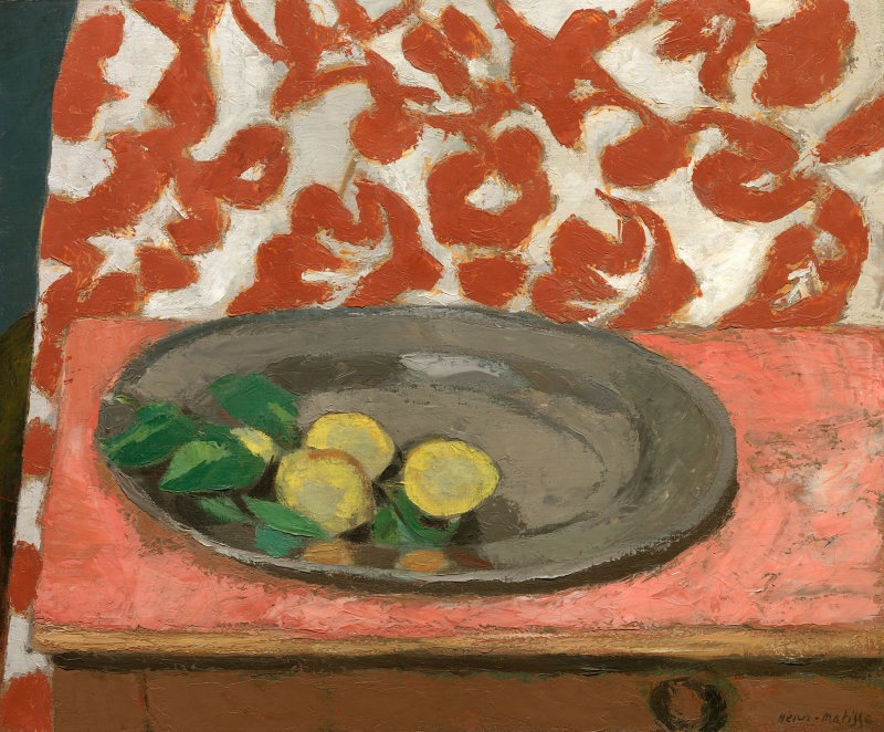 Lemons on a Pewter Plate by Henri Matisse