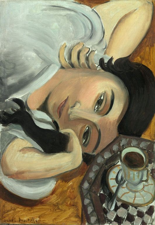 Lorette with Cup of Coffee by Henri Matisse