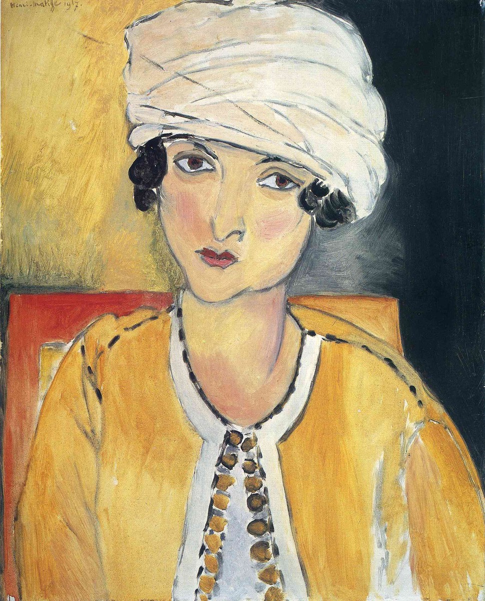 Lorette with Turban and Yellow Vest by Henri Matisse
