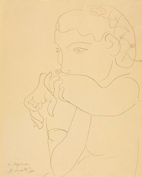 Lydia with her Hair in a Net by Henri Matisse