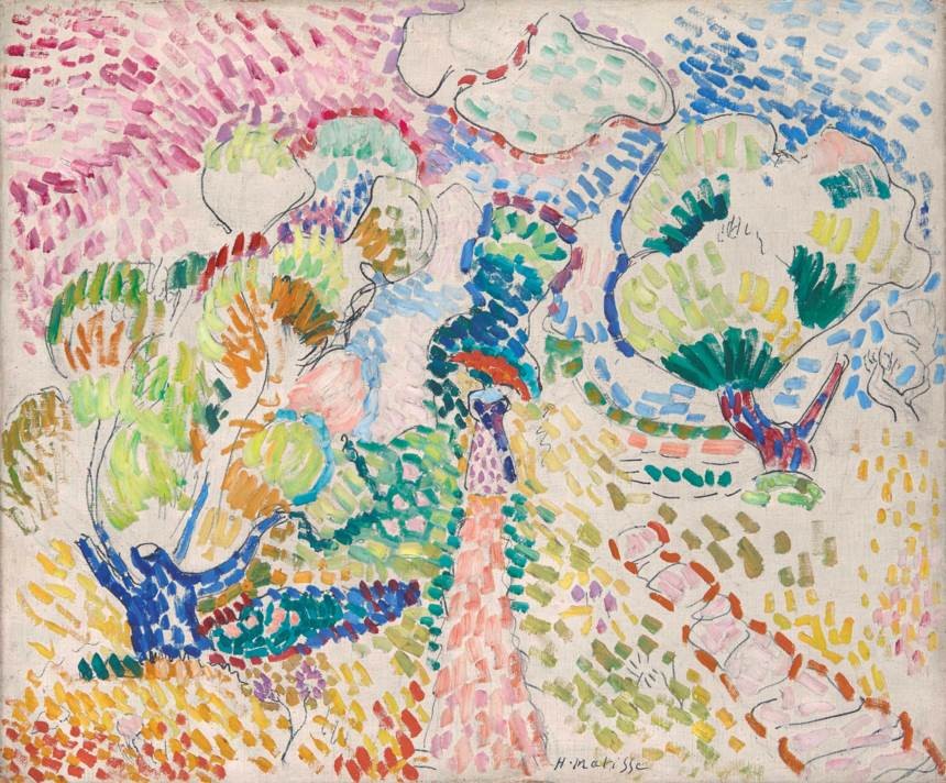 Madame Matisse in the Olive Grove by Henri Matisse