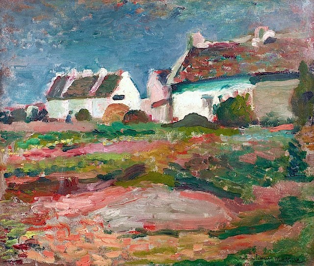 Maisons À Kervilahouen, Belle Ile by Henri Matisse