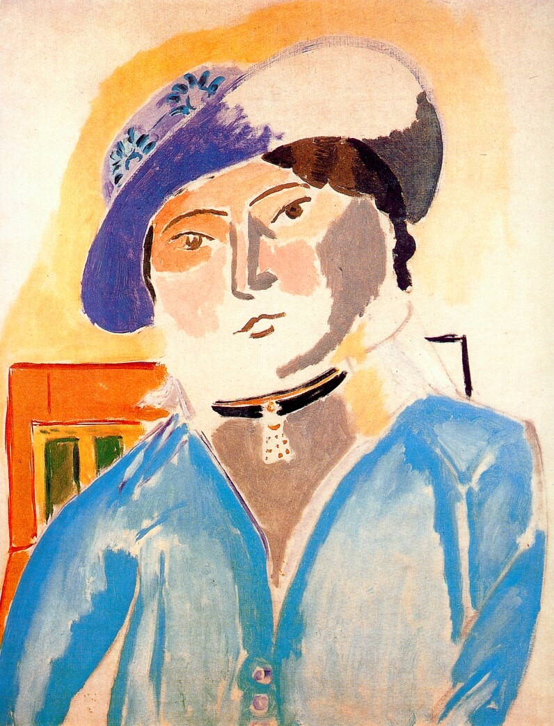 Marguerite in a Leather Hat by Henri Matisse