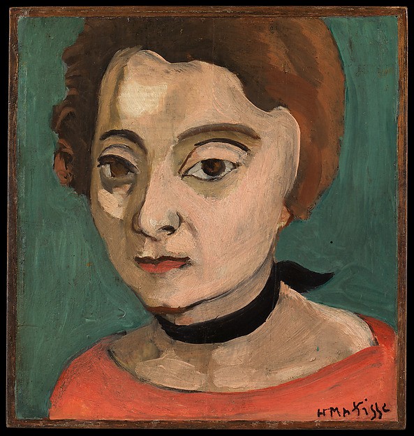 Marguerite with Black Velvet Ribbon by Henri Matisse