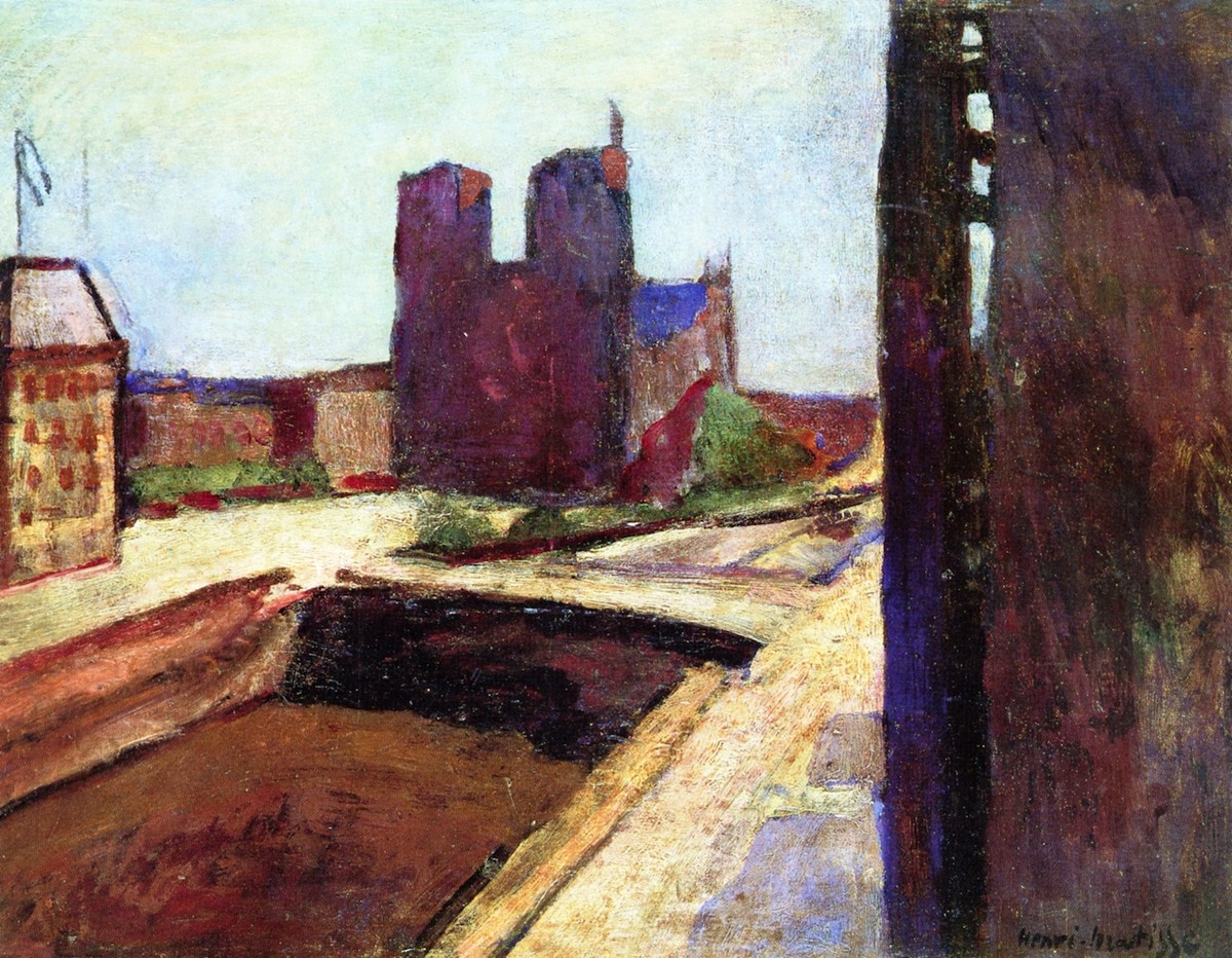 Notre Dame with Violet Walls by Henri Matisse