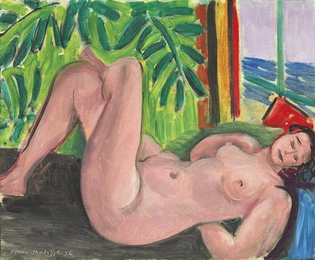 Nu Aux Jambes Croisées by Henri Matisse