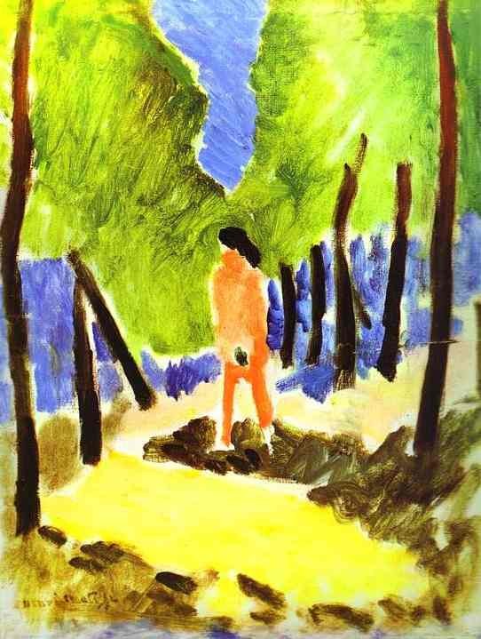 Nude in Sunlit Landscape by Henri Matisse