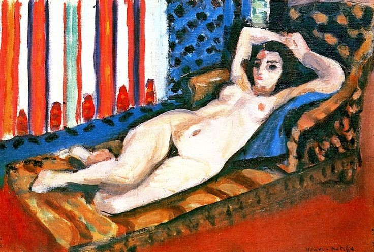 Nude on a Red Couch by Henri Matisse
