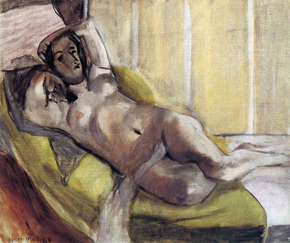 Nude Reclining on a Sofa by Henri Matisse