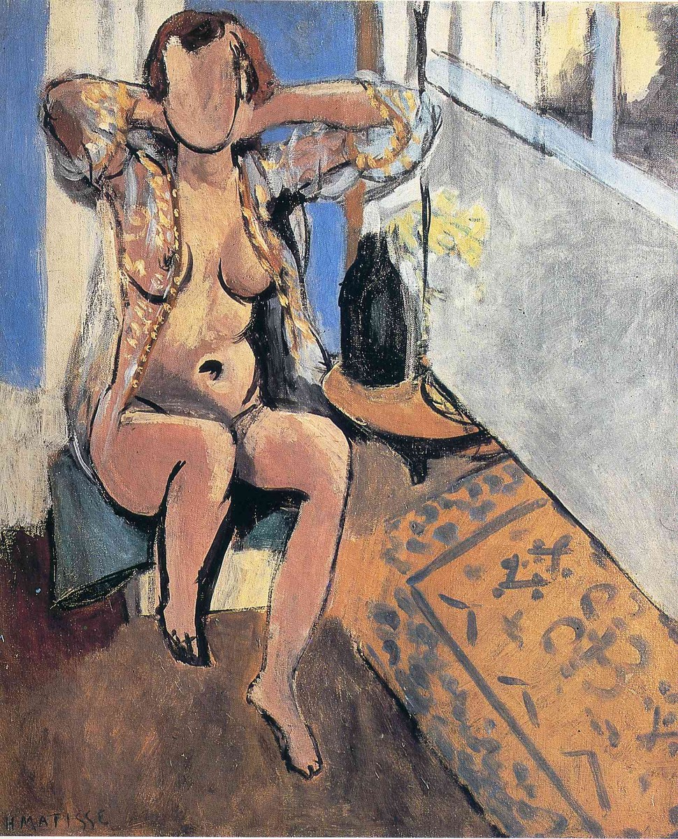 Nude, Spanish Carpet by Henri Matisse