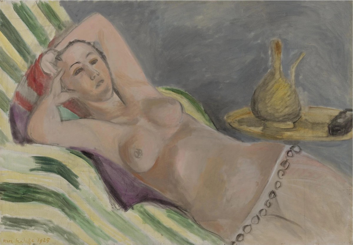 Odalisque Grise Et Jaune by Henri Matisse