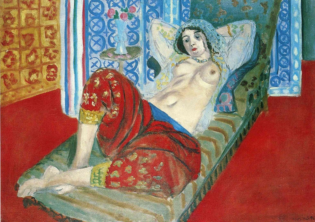 Odalisque in Red Culottes by Henri Matisse