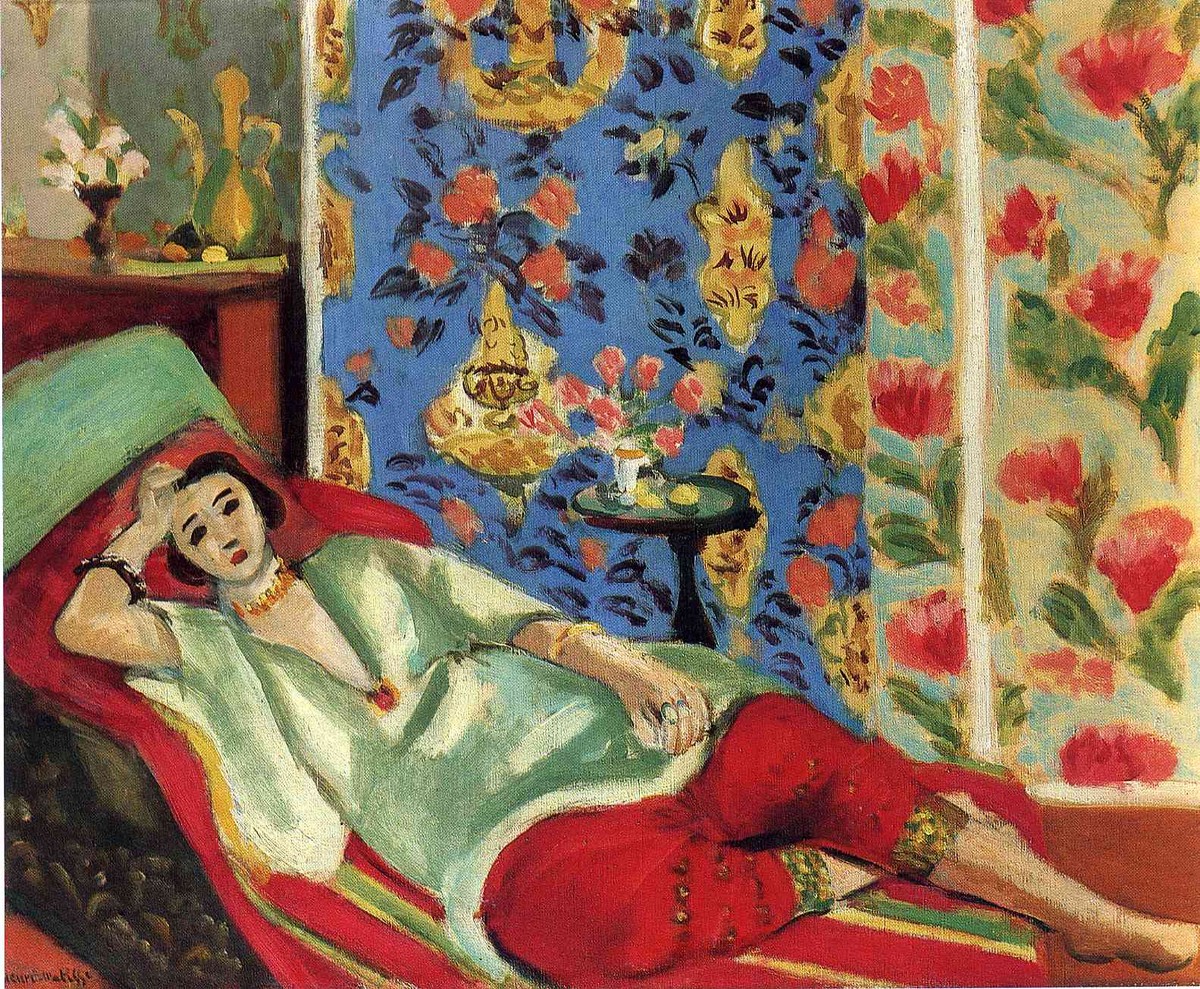Odalisque in red trousers by Henri Matisse
