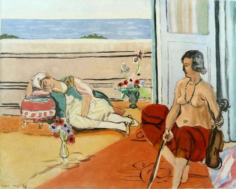 Odalisque on the Terrace by Henri Matisse