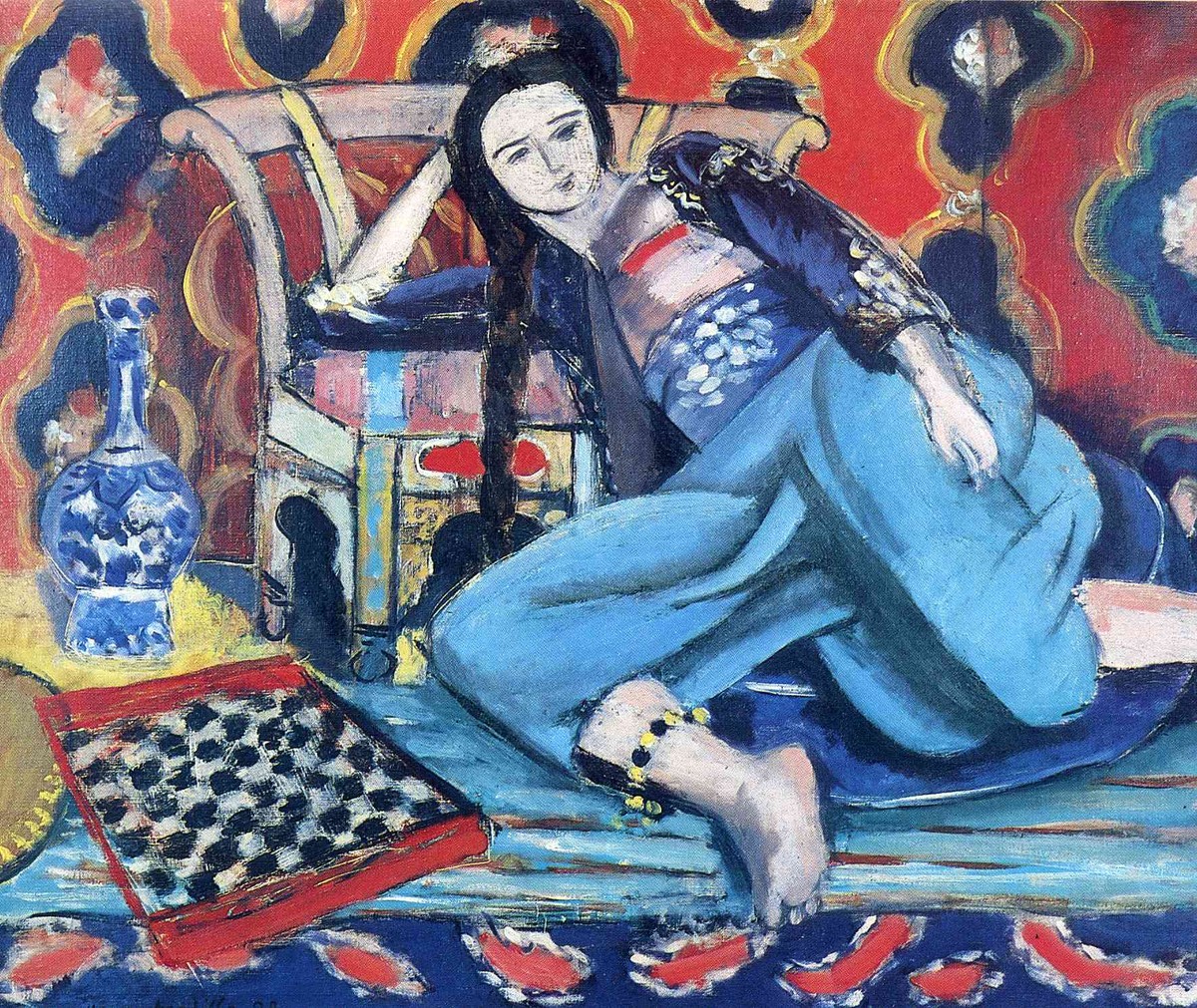 Odalisque with a Turkish Chair by Henri Matisse