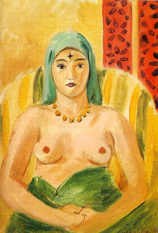Odalisque, Half-Length (The Tatoo) by Henri Matisse
