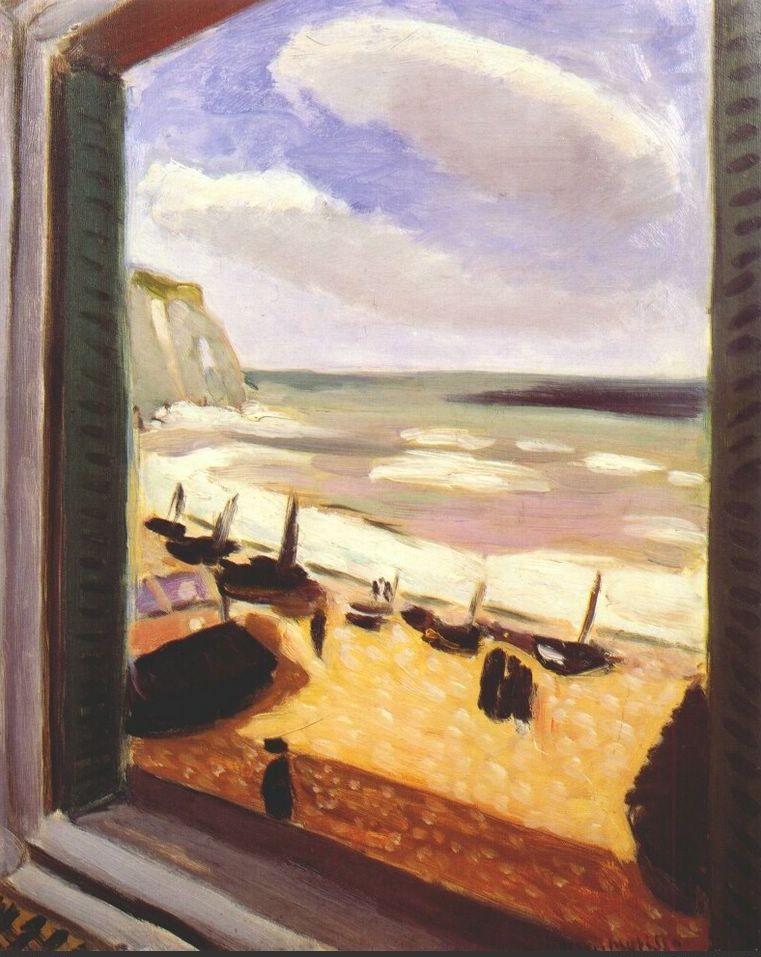 Open Window at Etretat by Henri Matisse