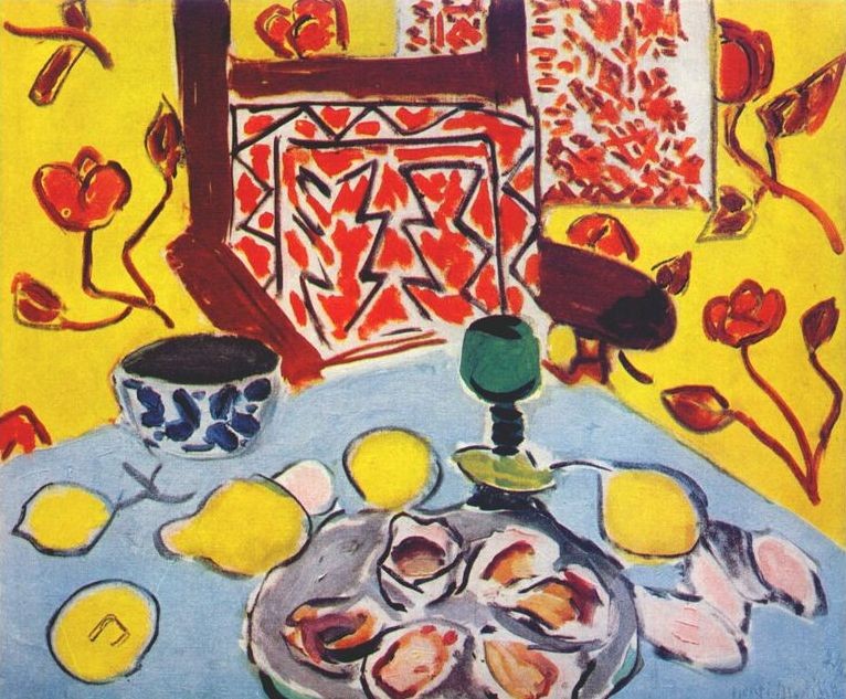 Oysters and Wooden Armchair by Henri Matisse
