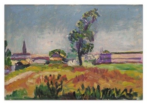Paysage Des Environs De Toulouse, Le Pont Des Demoiselles by Henri Matisse