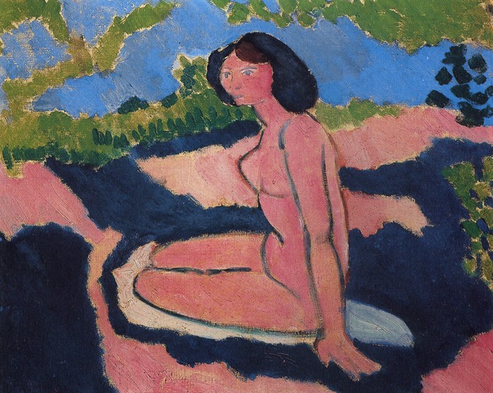 Pink Nude, or Seated Nude by Henri Matisse