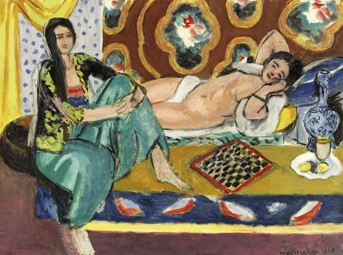 Playing Chess by Henri Matisse