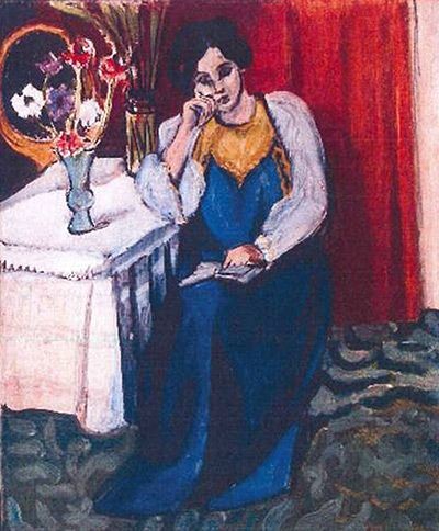 Reading Girl in White and Yellow by Henri Matisse