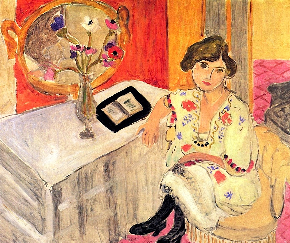 Reading Woman, Daydreaming by Henri Matisse