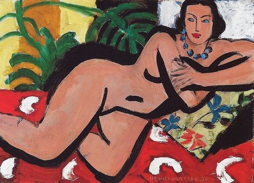 Reclining Nude with Blue Eyes by Henri Matisse