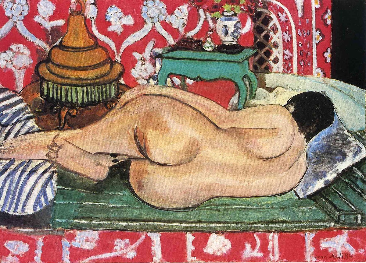 Reclining Nude, back by Henri Matisse