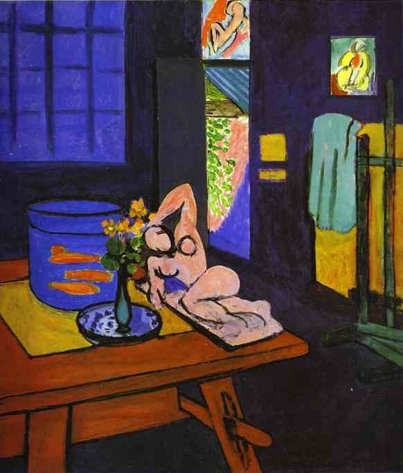 Red Fish in Interior by Henri Matisse