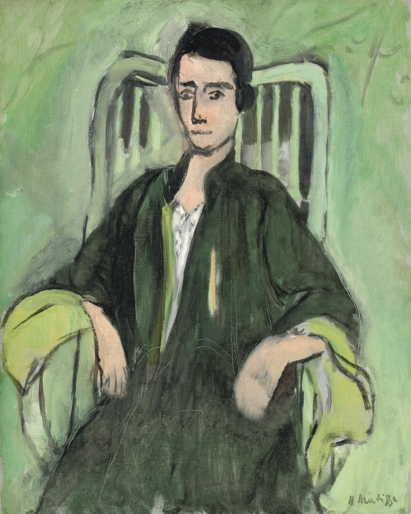 Renée, Green Harmony by Henri Matisse