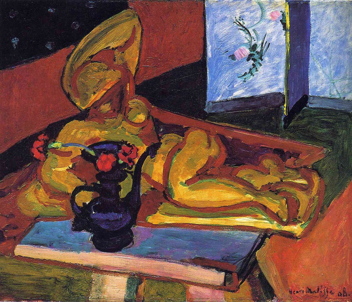 Sculpture and Persian Vase by Henri Matisse