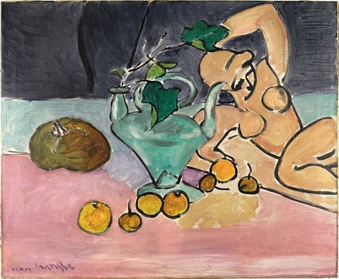 Sculpture and Vase of Ivy by Henri Matisse
