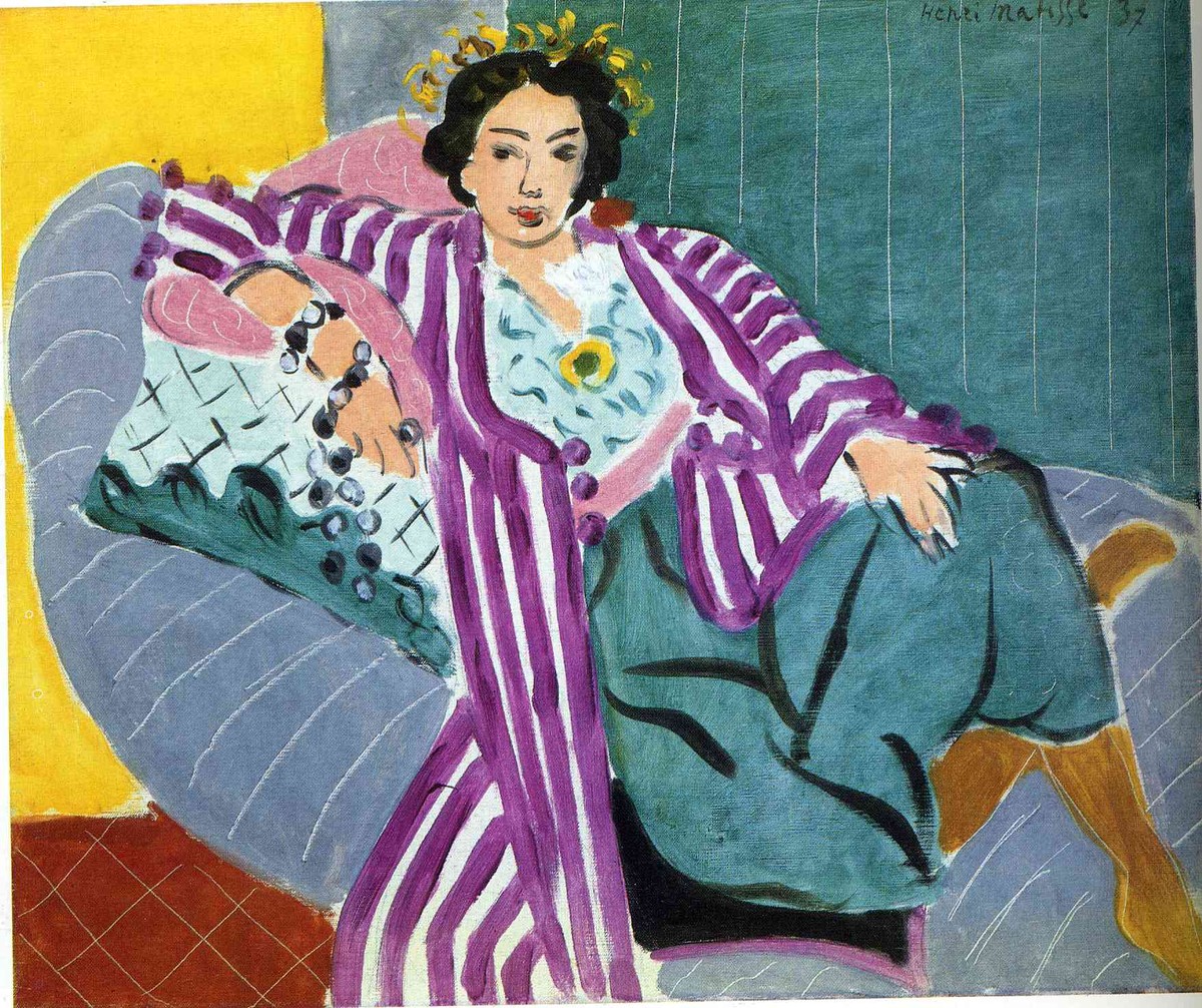 Small Odalisque in Purple Robe by Henri Matisse