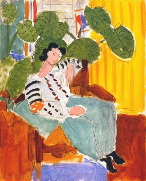 Small Romanian Blouse with Foliage by Henri Matisse