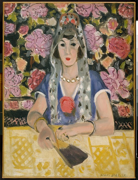Spanish Woman Harmony in Blue by Henri Matisse