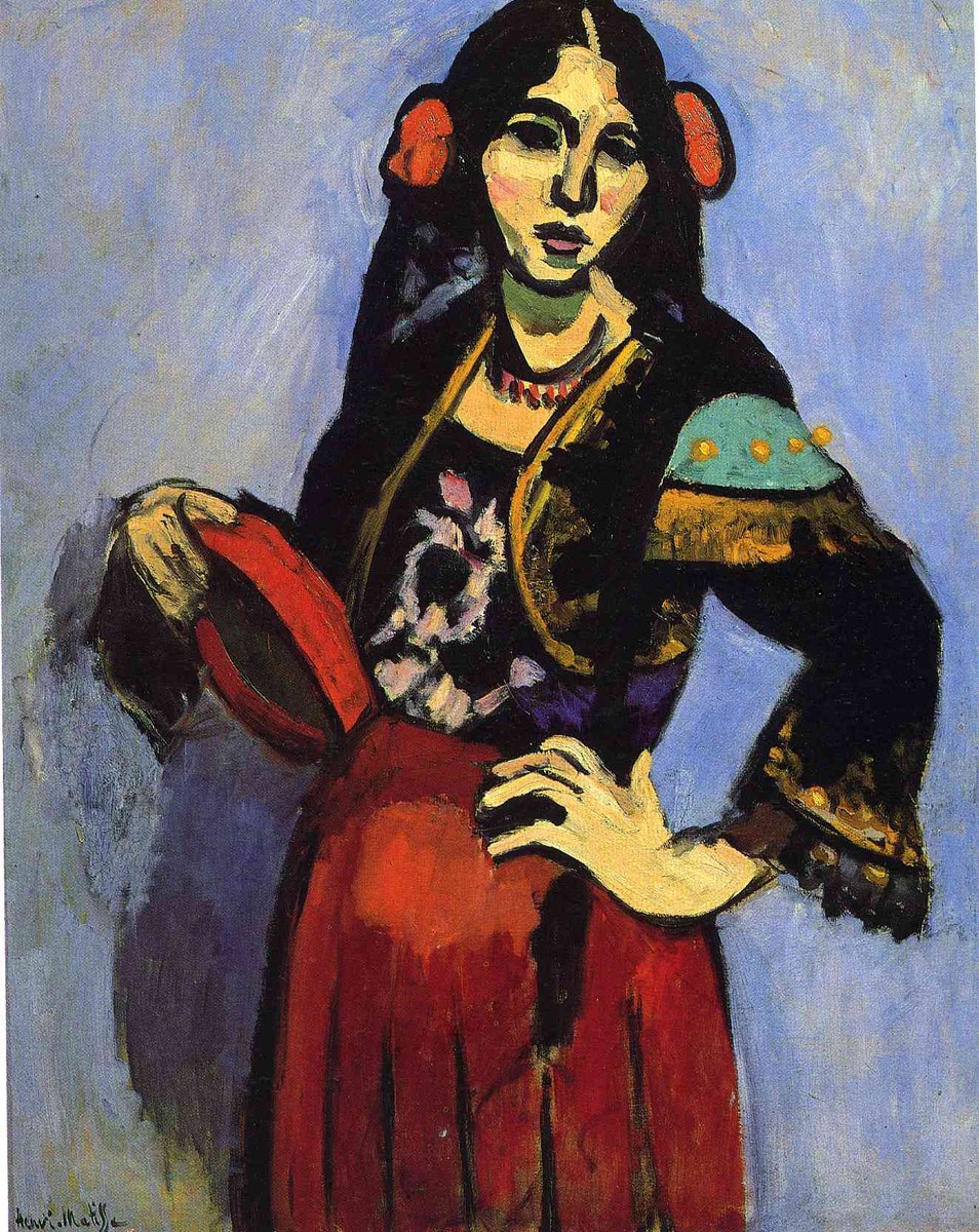 Spanish Woman with a Tamborine by Henri Matisse