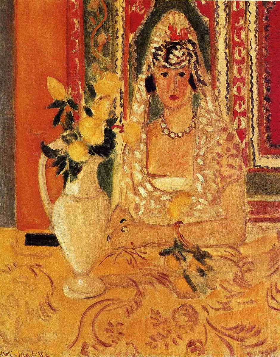 Spanish Woman with Flowers by Henri Matisse