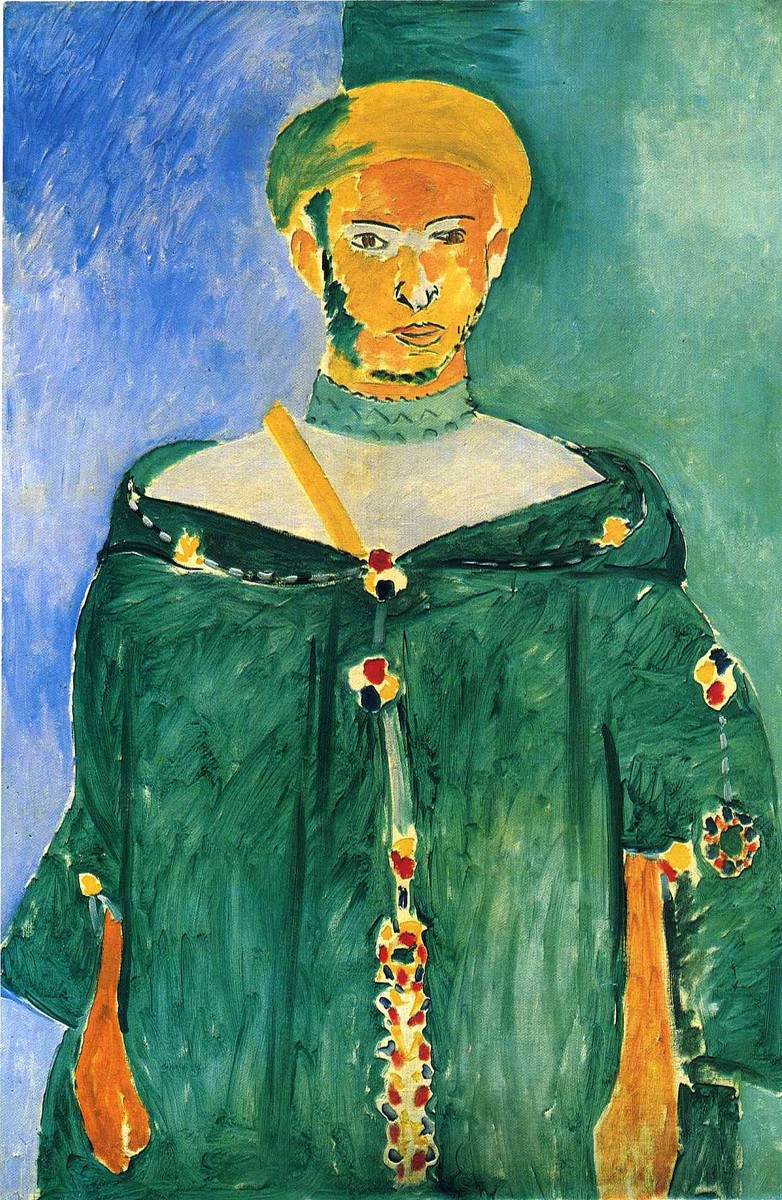 Standing Moroccan in Green (Standing Riffian) by Henri Matisse