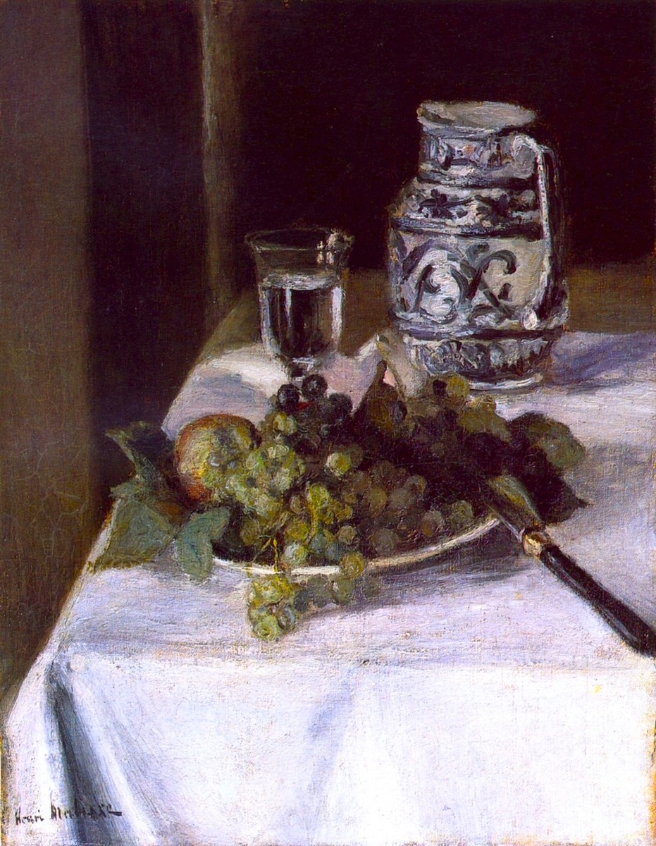 Still Life with Grapes by Henri Matisse