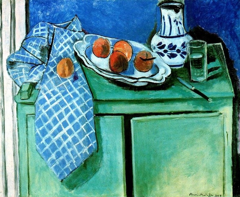Still Life with Green Sideboard by Henri Matisse