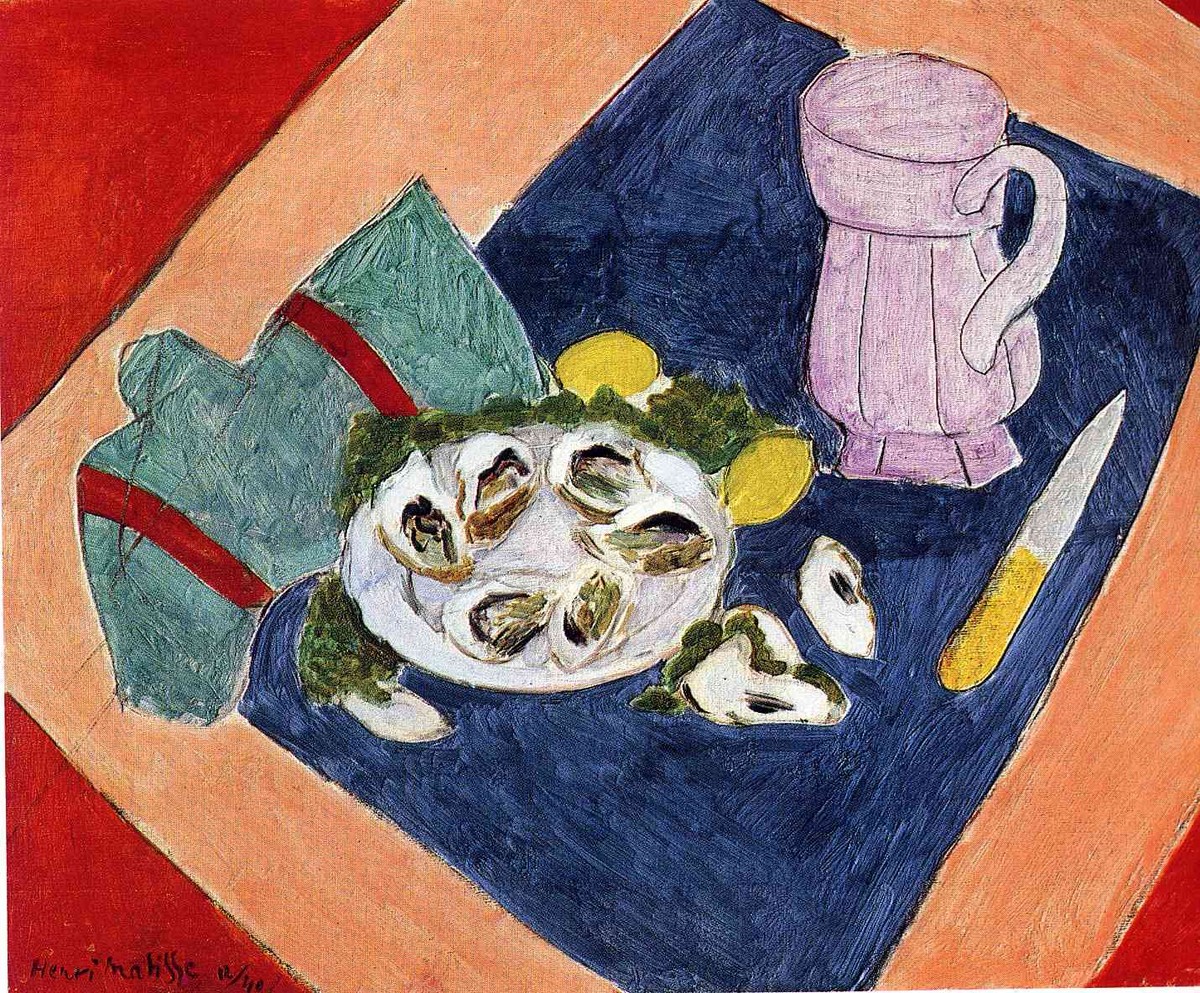Still Life with Oysters by Henri Matisse