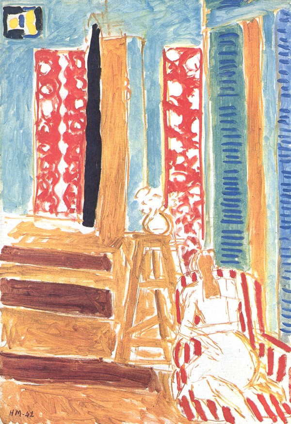 Sunlit Interior by Henri Matisse