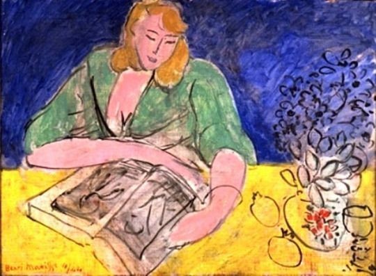 Teacher at the Yellow Table by Henri Matisse