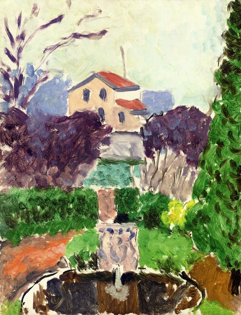 The Artist's Garden at Issy les Moulineaux by Henri Matisse