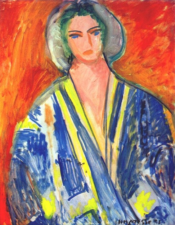 The Blue Gandoura by Henri Matisse