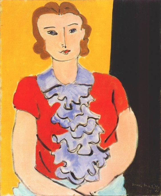 The Blue Jabot by Henri Matisse